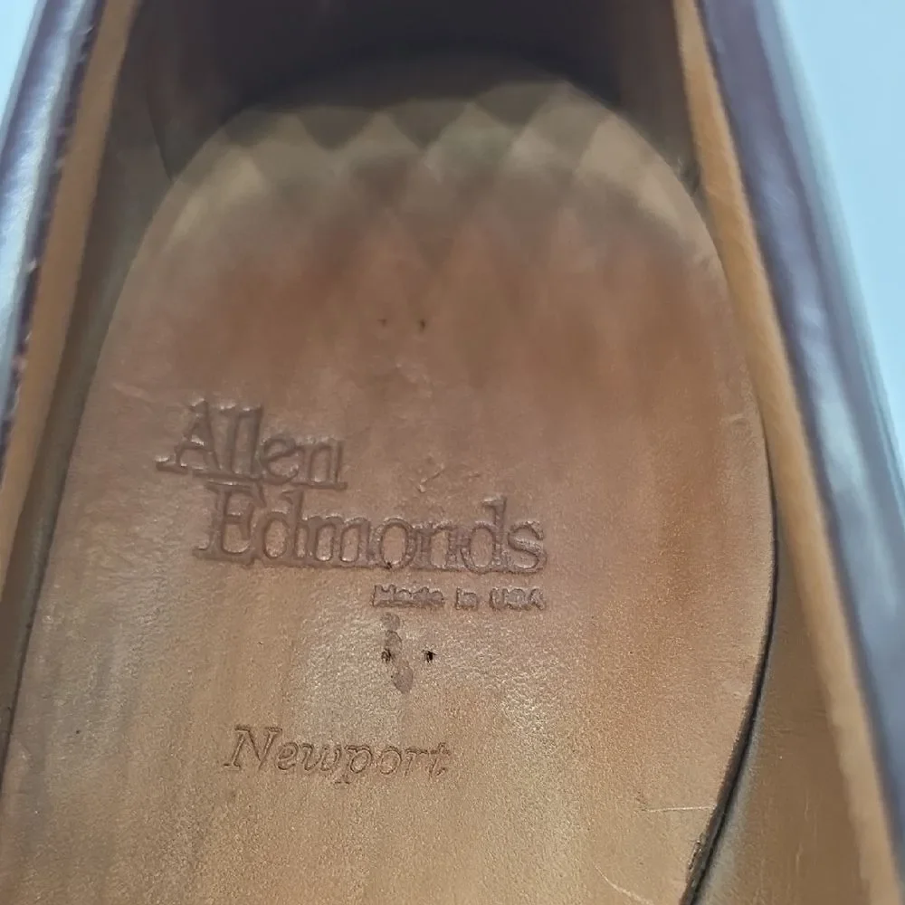 Allen Edmonds Dark Brown Tassel Kiltie Loafers